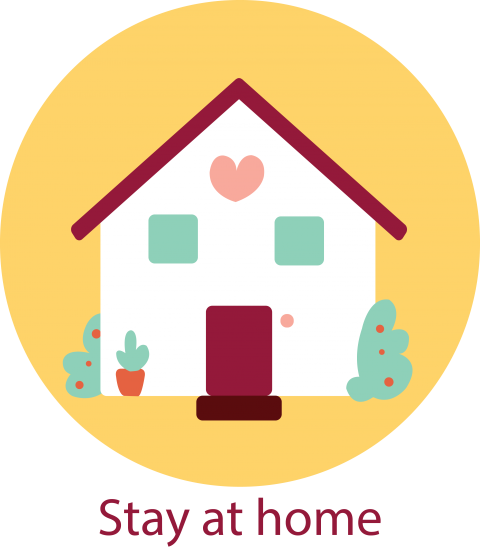 Stay at home Cartoon Png