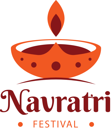 Navratri Badge Design Template