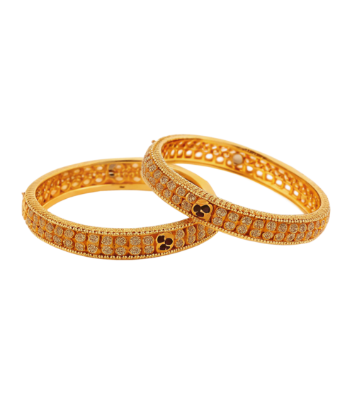 Shiny gold bangles png image