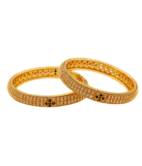 Shiny gold bangles png image