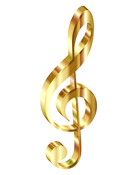 Clef Music Note 3D  Png Free Download