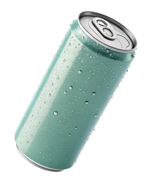 Beverage can mockup png Image