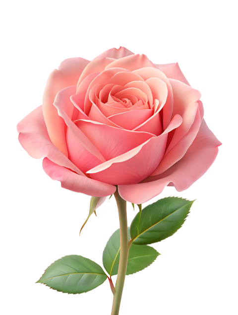 Pink Rose Flower Png