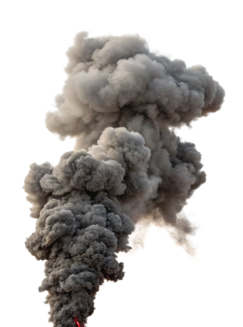 A voluminous smoke png