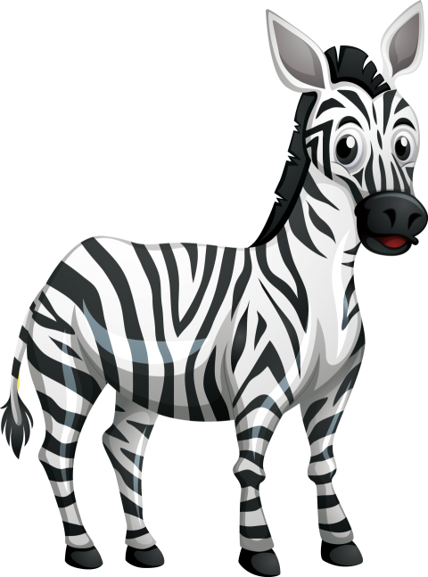 Baby Zebra Cartoon Png Free Download