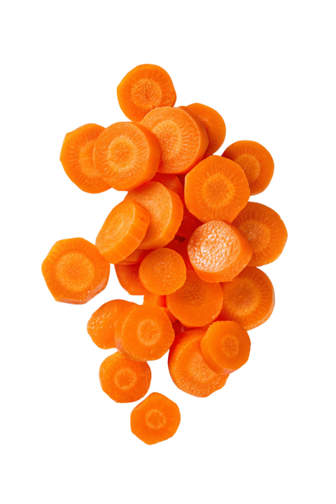 Freshe carrots sliced png image