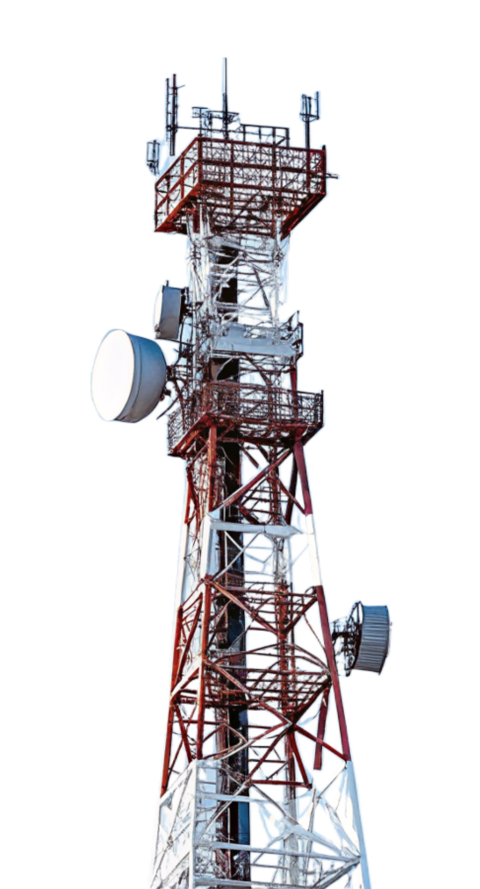 Transparent mobile tower png