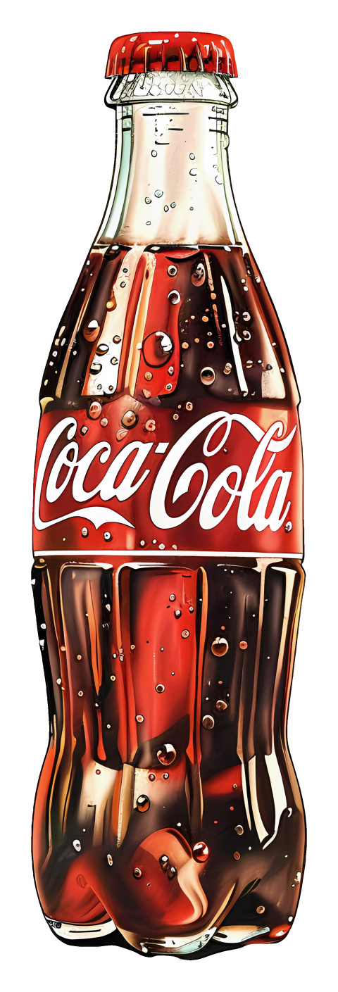 Classic Coca-Cola Bottle png image
