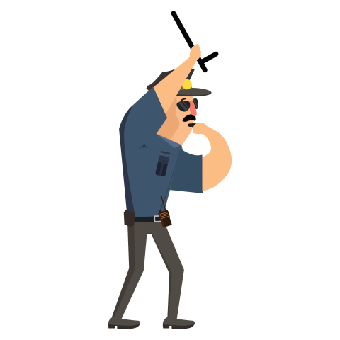 Police Man Cartoon