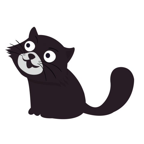 Funny Black Cat Png Free Download
