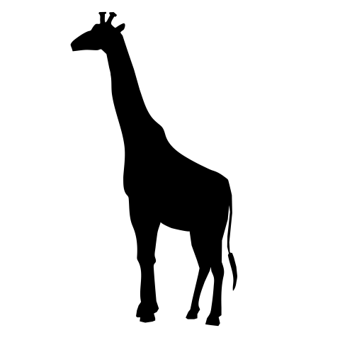 Giraffe silhouette png