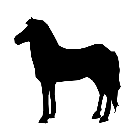 Horse silhouette png