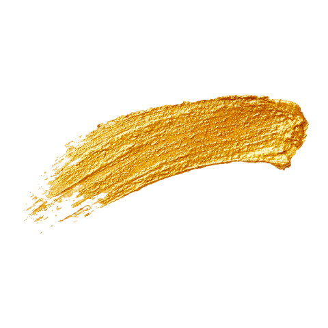 Golden Acrylic Paint Brush Stroke Png