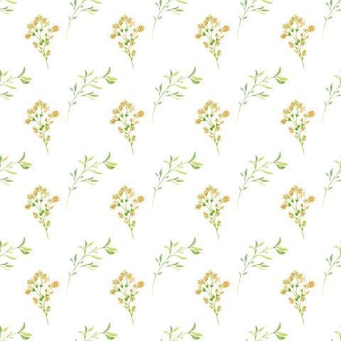 Watercolor Leaves Pattern Png