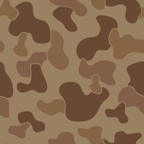 Military Camouflage Pattern Jungle Brown