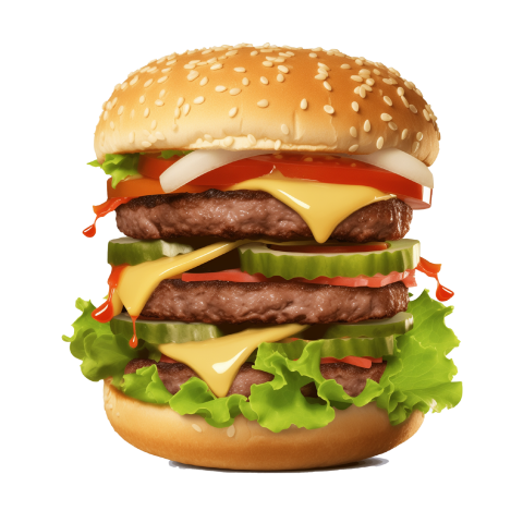 Big Size Hamburger PNG Image Free Download