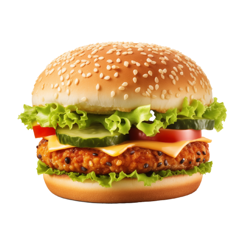 Veg Burger PNG Image