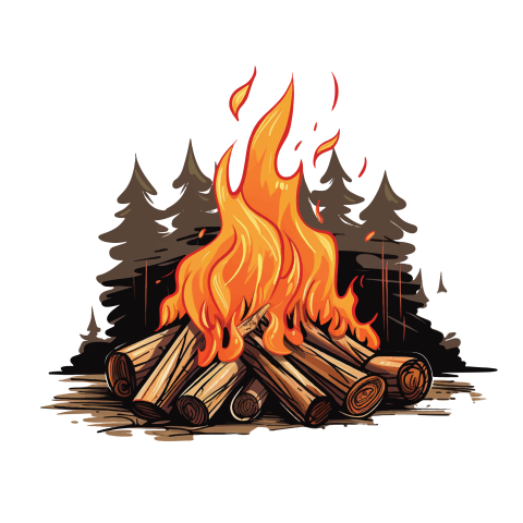 Bonfire Illustration Png