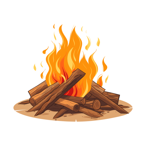 Bonfire Illustration Png