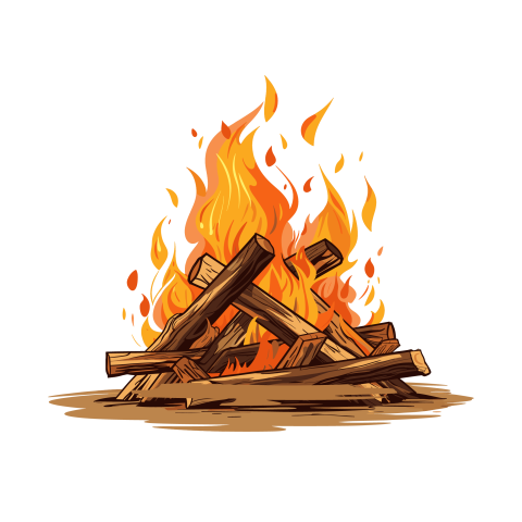Campfire Illustration Png