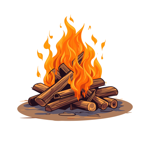 Campfire Illustration Png