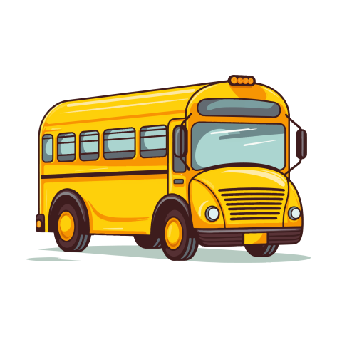 School Bus Illustration
