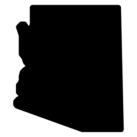 arizona map png vector