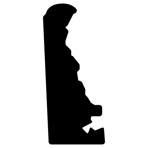 delaware map png vector