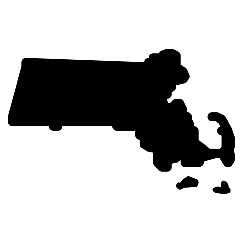 massachusetts map png vector