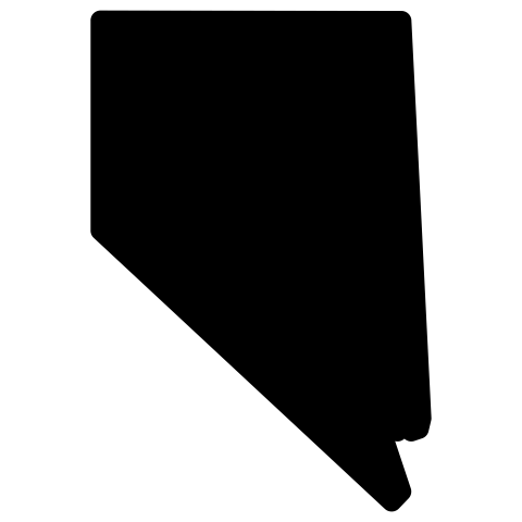 nevada map png vector