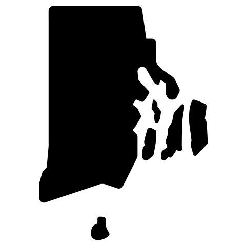 rhode island map png vector