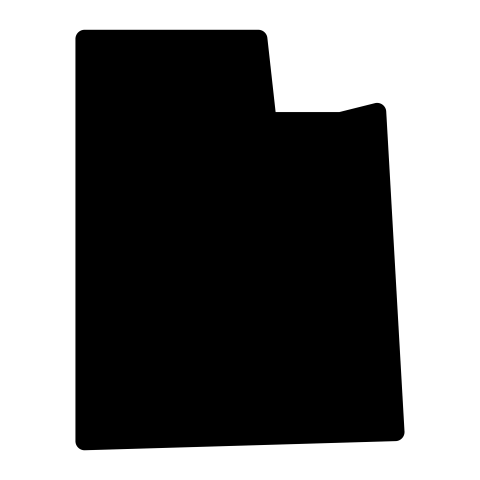 utah map png vector