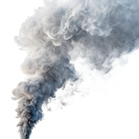 Realistic Transparent smoke png
