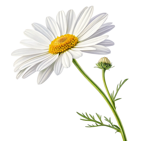 Beautiful daisy flower  png image
