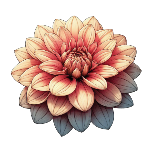 Beautiful Dahlia flower png