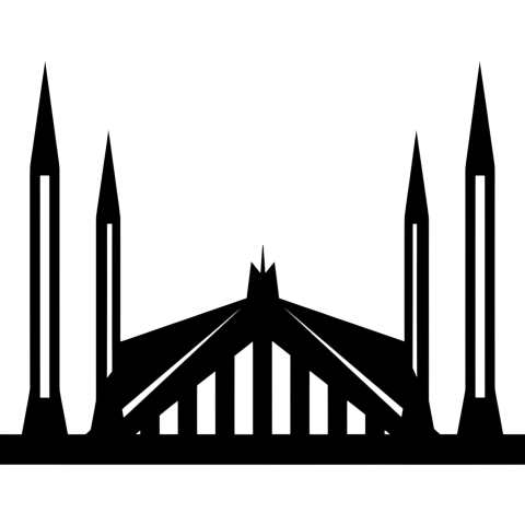 Faisal mosque black png, faisal mosque png
