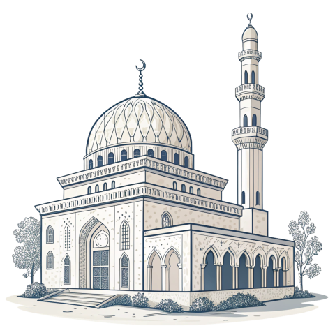 Islamic mosque png illustration