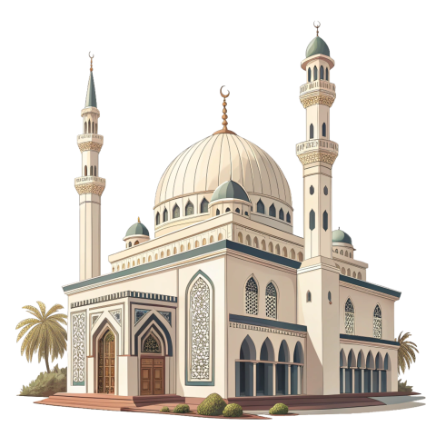 Islamic mosque  illustration  png
