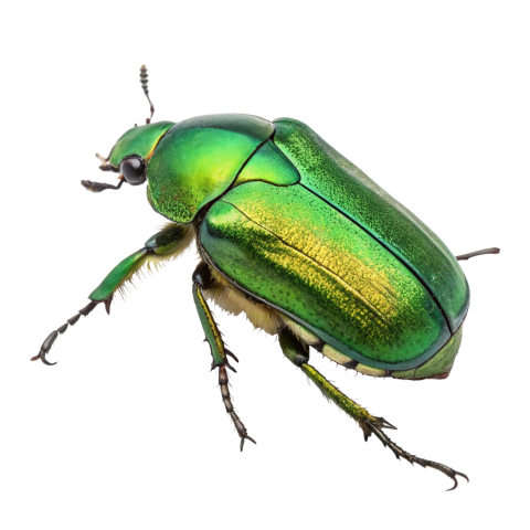 Green beetle png image