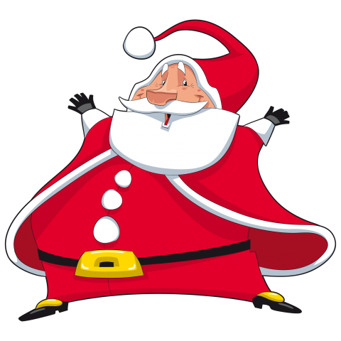 Cartoon Santa Claus Png Free Download
