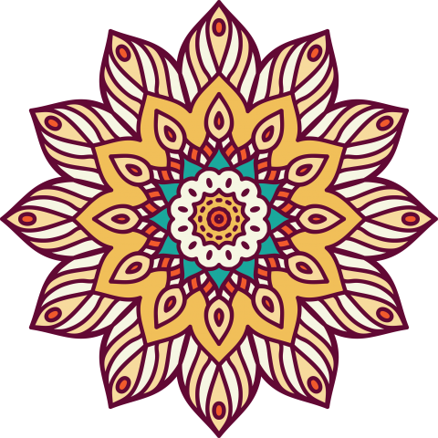 Floral Mandala Design Png