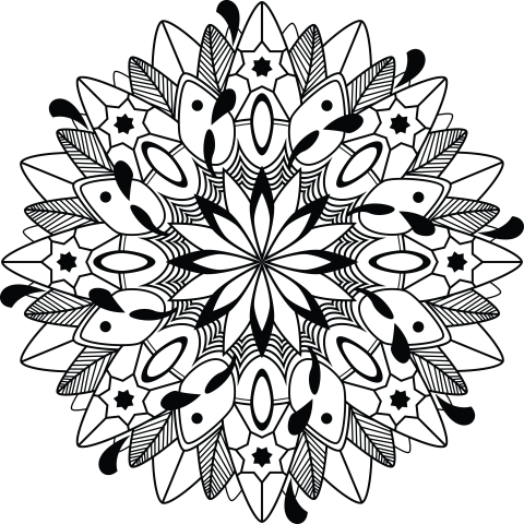 Decorative Mandala Design Png