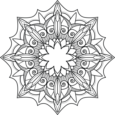 Decorative Mandala Design Png