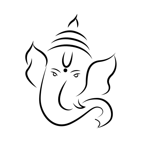 Lord Ganesha Png  Sketch Free Download