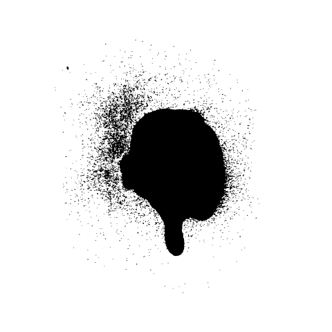 Spraypaint stain png