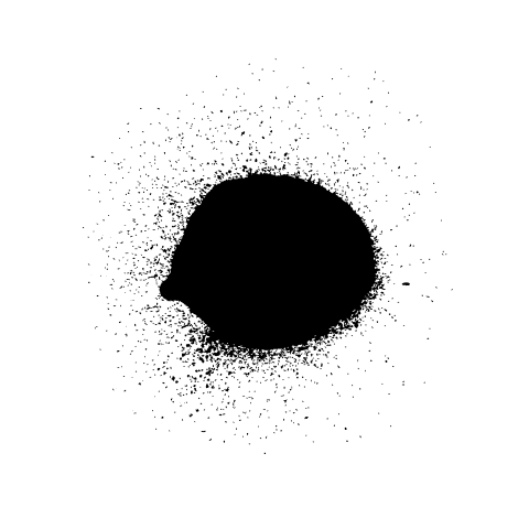 Spraypaint stain png