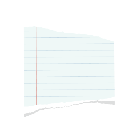 Torn note paper png