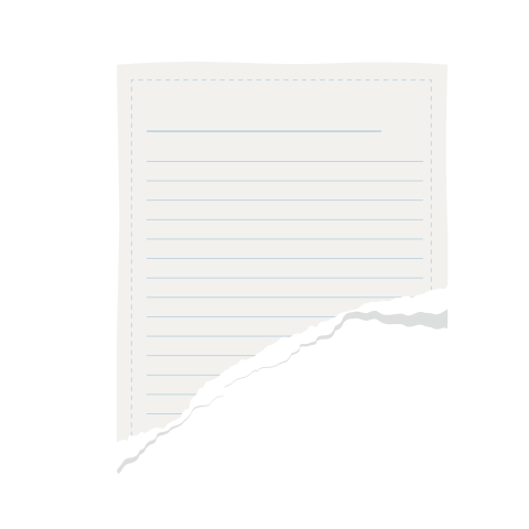 Torn note paper png