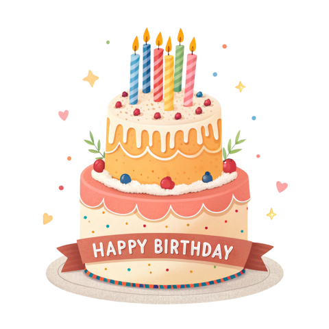 Birthday cake png image