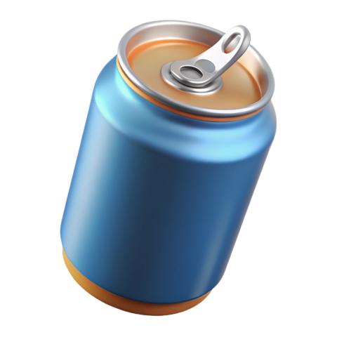 3d soda can mockup png image